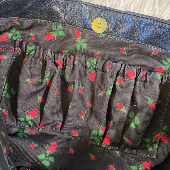 Betsey Johnson • Leather Studded Ruffle Detail Purse - Picture 6 of 14